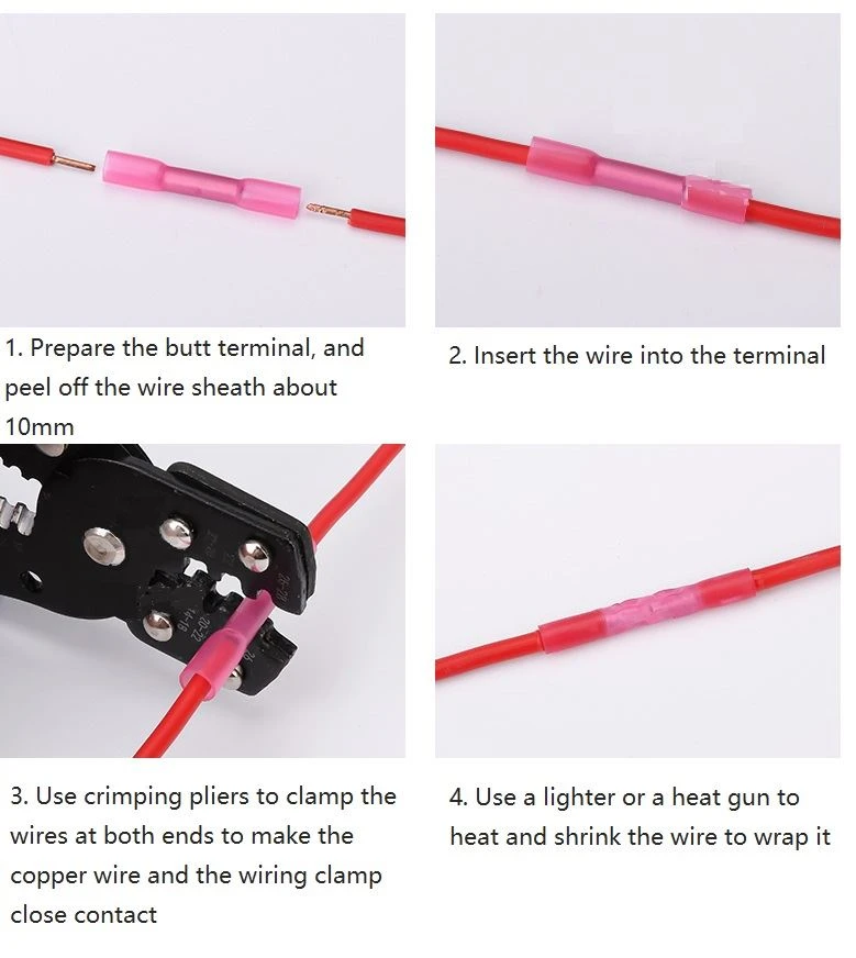 how to heat shrink connectors