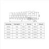 spiral cable gland diameter